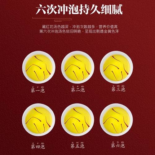 藏红花正品官方旗舰店中药材西藏特级野生西红花泡水喝的功效 - 图2