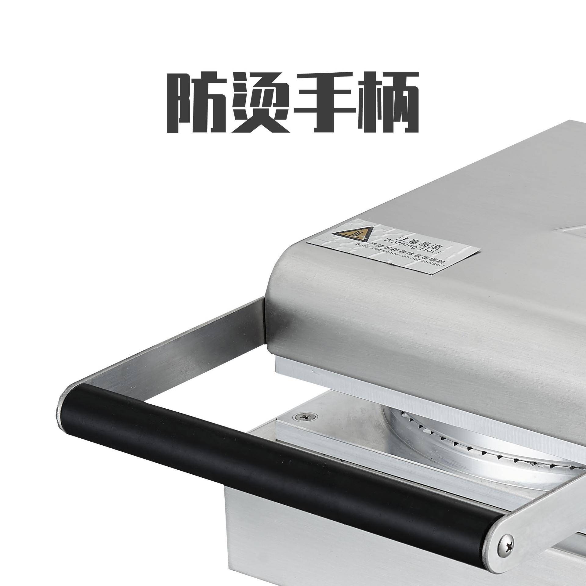 广州工厂直发商用电手动版脆皮机铝盘不粘锅易清洗冰激凌蛋筒 - 图2