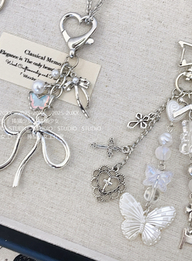 捧猫家-甜酷多巴胺蝴蝶吊坠