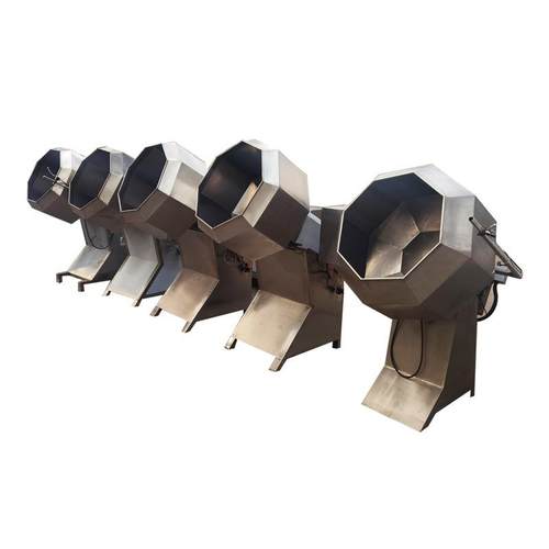 宠物食品挂料撒粉机膨化食品调味拌料机器椒盐麻花自动裹粉机 - 图3