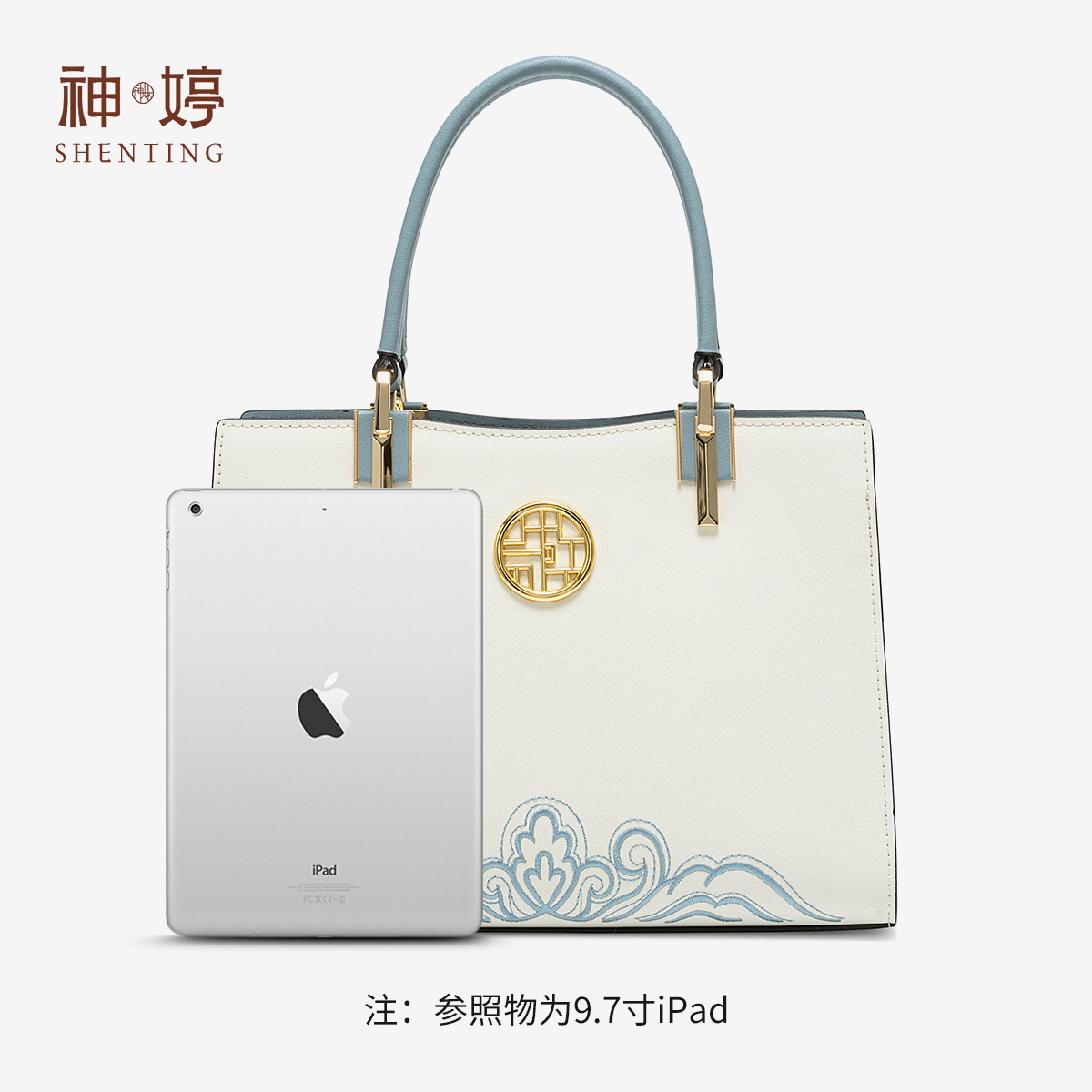 神婷真皮女士手提包国风大气轻奢包包女款高端妈妈包婆婆中年礼物,淘宝优惠券,粉丝福利购,淘宝优惠卷