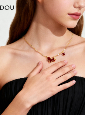 马上有钱！马年爆款红色小马项链