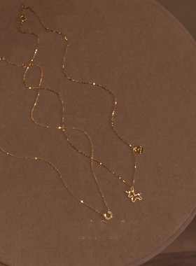 镂空金色镂空马年项链本命年生肖