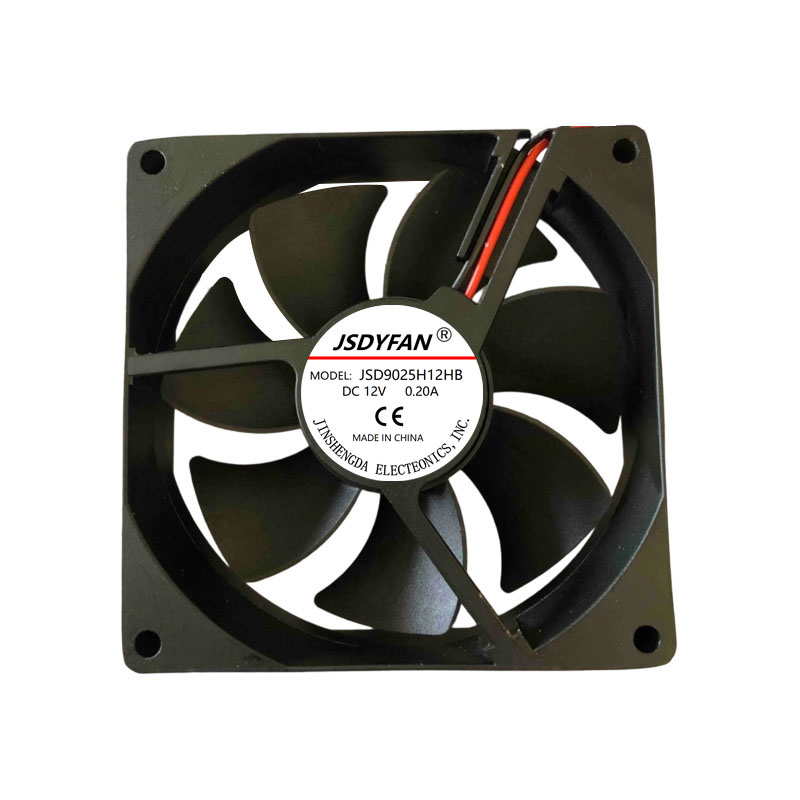 All-metal 9CM temperature-controlled ultra-large air volume cooling fan