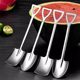 Thickened stainless steel shovel spoon home retro creative dessert special spoon for eating watermelon cute shovel spoon