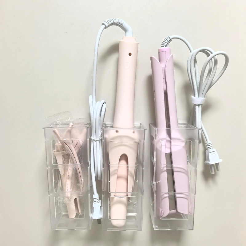 告别杂乱！卷发棒收纳免打孔直发板吹风机置物架橱柜内壁挂收纳架,淘宝优惠券,粉丝福利购,淘宝优惠卷