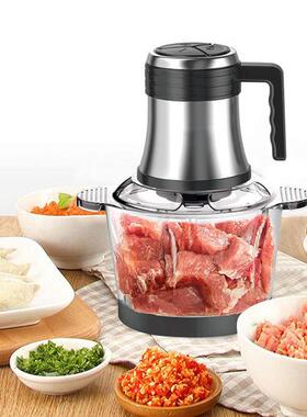 电动美规110绞肉机多功能料理机不锈钢绞馅机切肉宝碎肉机蒜泥