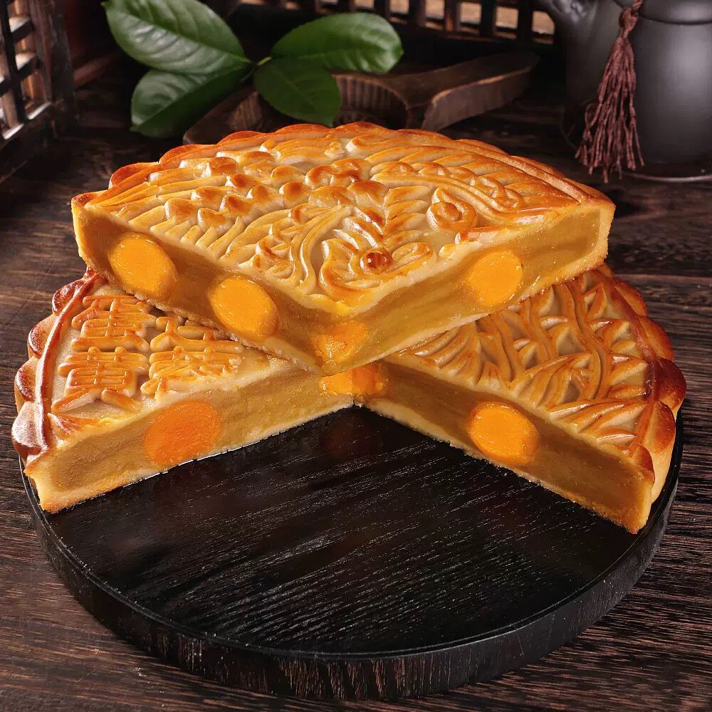 【超值2斤装】蛋黄莲蓉广式大月饼五仁叉烧中秋月饼送人糕点礼品