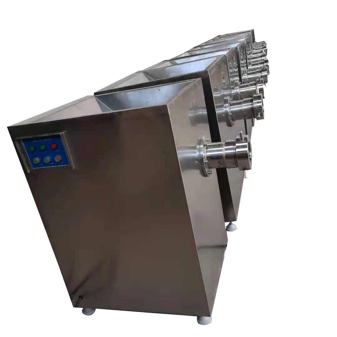 商用大型冻肉盘绞肉肉馅机牛肉鸡皮鱼皮蔬菜搅碎机立式绞肉设备 - 图3