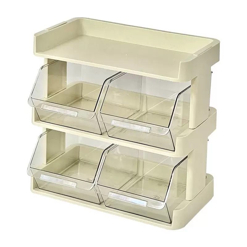 桌面高颜值便签收纳架ins风咖啡零食茶包多功能多层办公室收纳架,淘宝优惠券,粉丝福利购,淘宝优惠卷