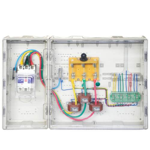 三相多功能组合箱互感器联合接线盒预付费电表箱塑料ABSPC - 图0