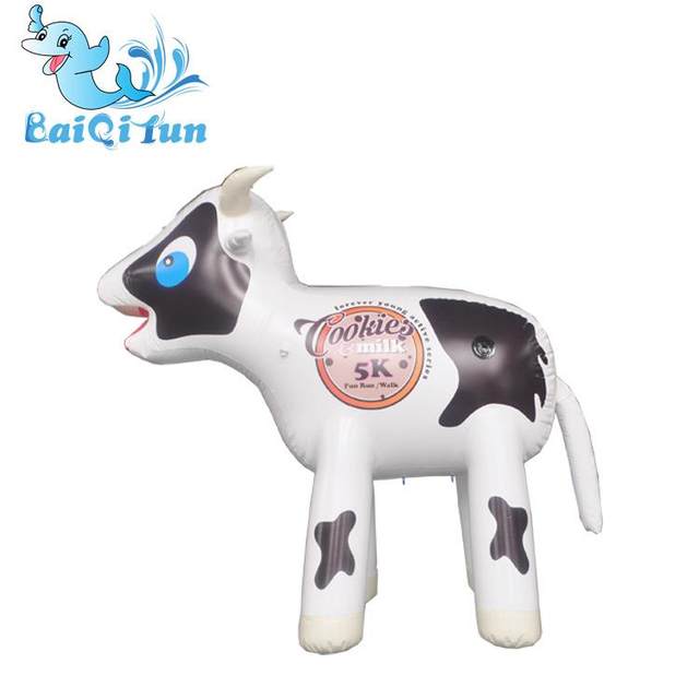 Inflatable cow air model Cartoon animal air-retaining cow air model Advertising celebration event props