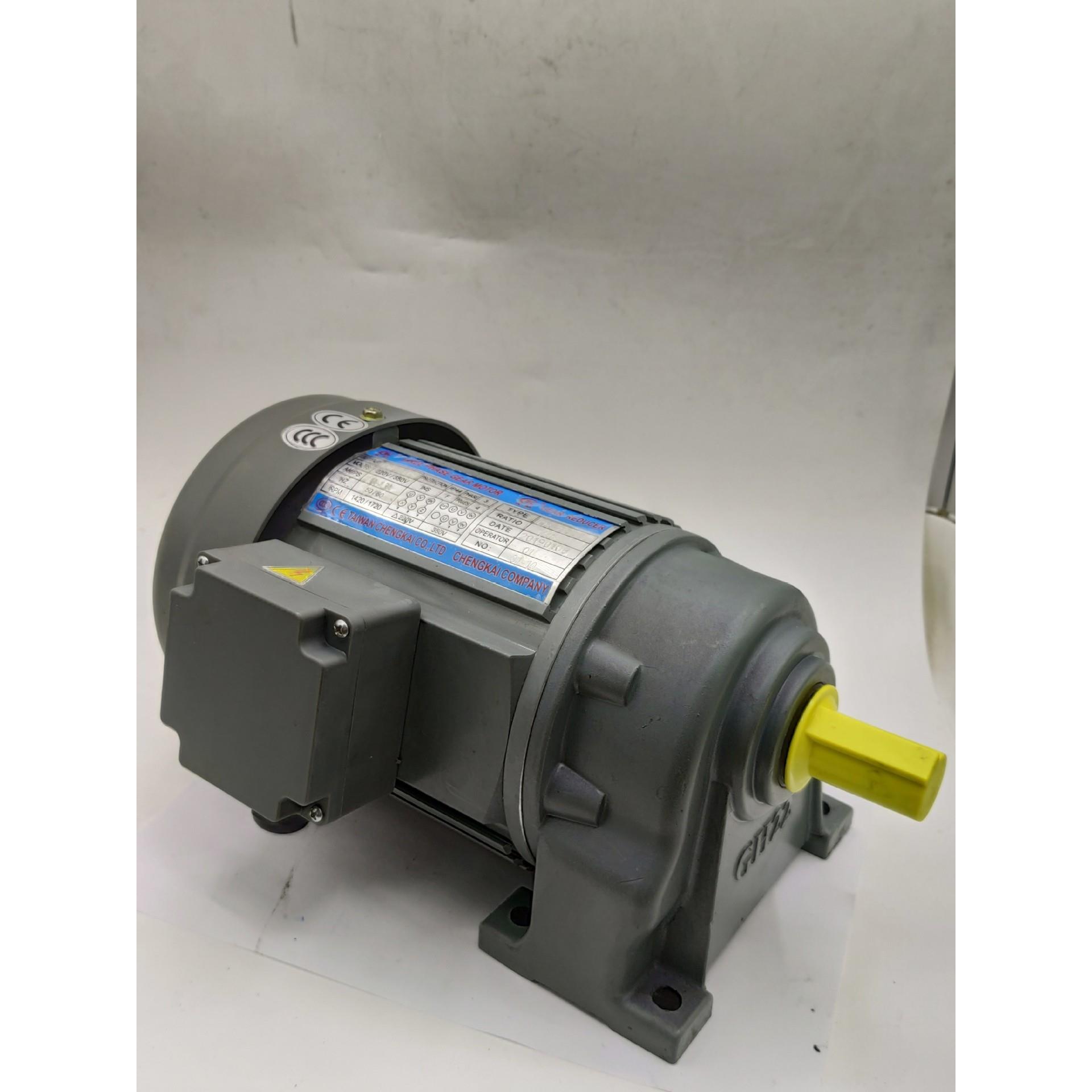 齿轮减速电机 CH-22 1/2HP 0.4KW 1/10速比 GEAR MOTOR - 图1