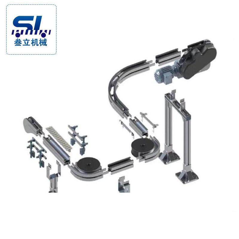 柔性输送机 食品包装优质柔性链输送线 系统传送带对夹式输送设备,淘宝优惠券,粉丝福利购,淘宝优惠卷