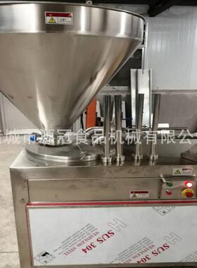 全自动不锈钢液压灌肠机 红肠腊肠灌制机 五香烤肠灌肠设备 源冠