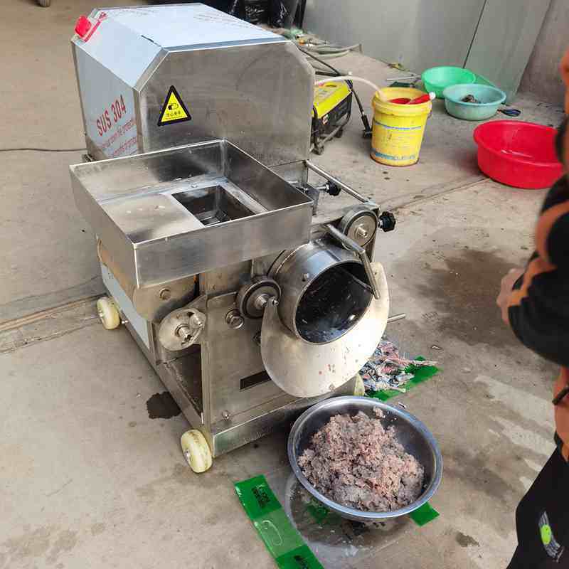 鱼肉采肉机小型商用多功能鱼肉去皮去刺机大型家用鱼肉去皮去骨机,淘宝优惠券,粉丝福利购,淘宝优惠卷