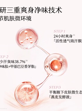 半亩花田爽身香体露止汗露女腋下持久留香除汗滚珠膏石液官方正品