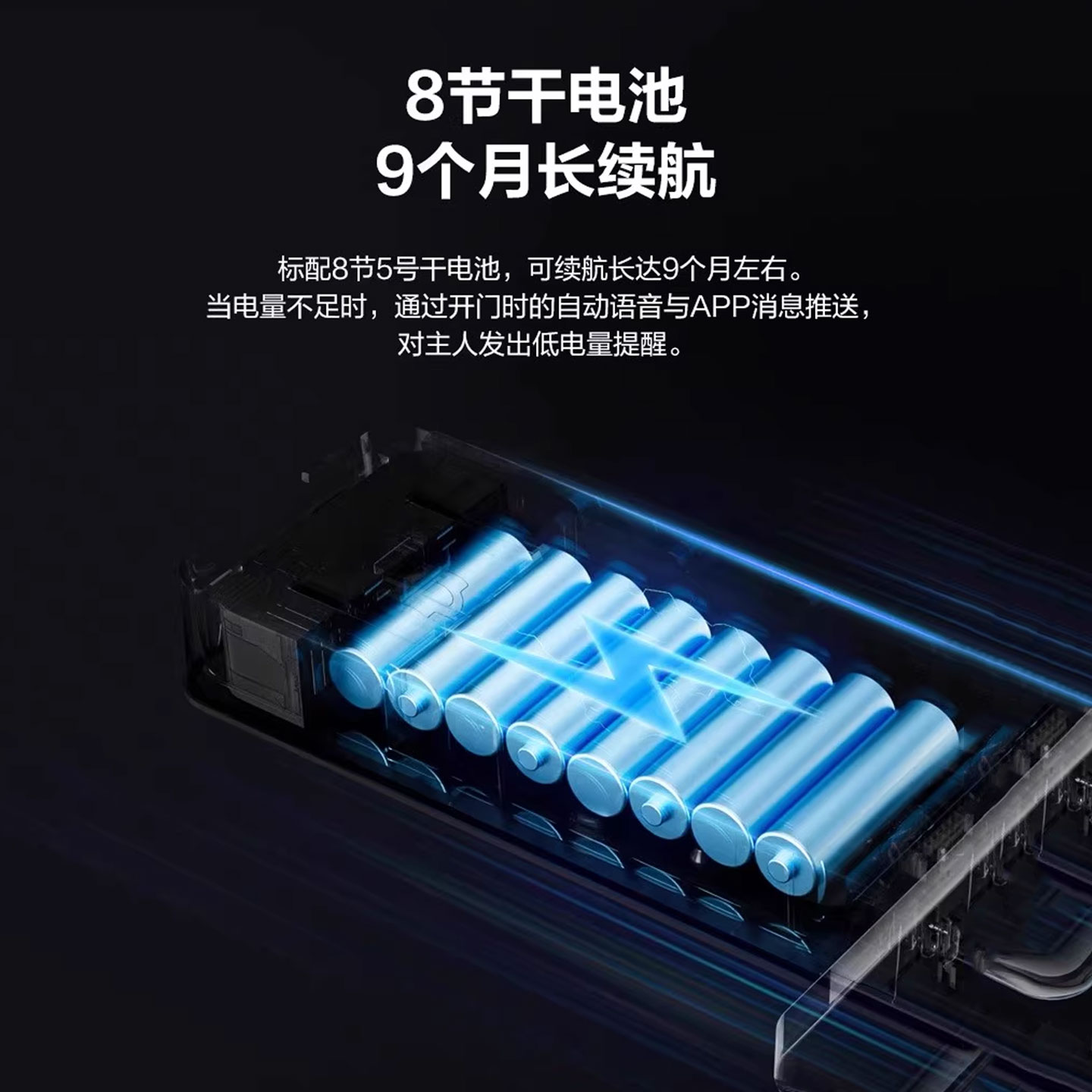萤石DL20F智能锁3D人脸识别智能视频锁握开家用电子门锁防盗门锁 - 图2