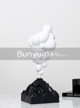 现代极简轻奢抽象创意艺术软装饰品摆件售楼处样板房间酒店摆设