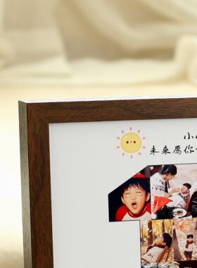 相框照片30定制diy二十岁纪念礼物生日数字5情侣结婚周年相册摆台