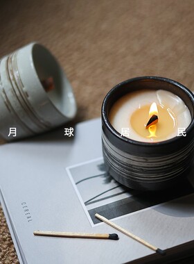 【月球居民】白夜焰火  情绪香薰蜡烛氛围生日礼物持久安神伴手礼
