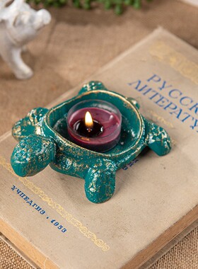 Sungmor 创意乌龟收纳罐进门口玄关摆件客厅茶几动物钥匙盒装饰品