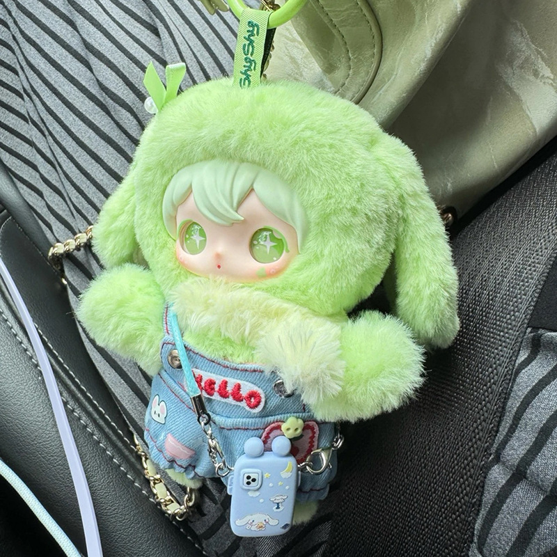 兔闪闪娃衣10cm棉花娃娃通用娃衣服套装甜美可爱玩偶公仔替换衣服 - 图3