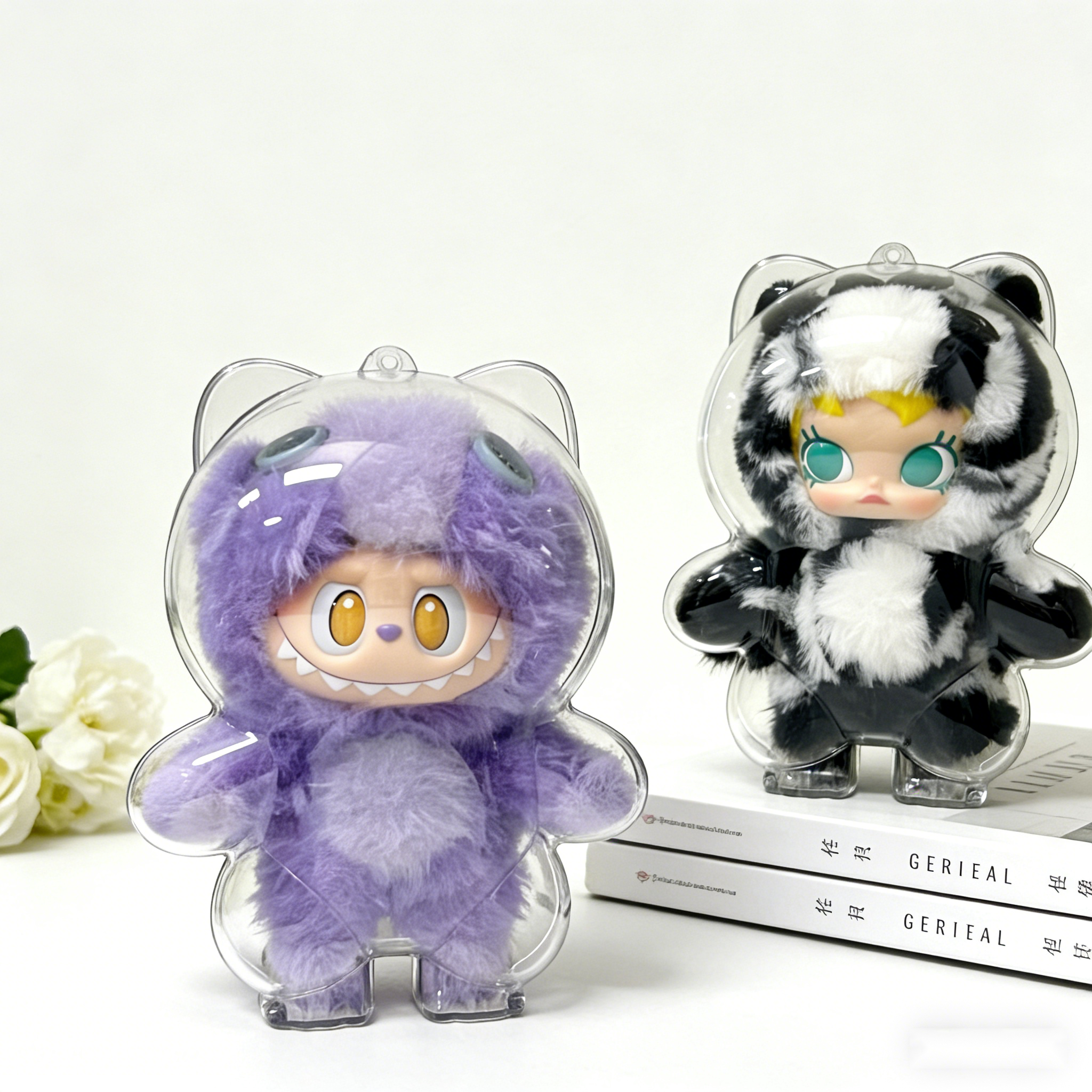 泡泡玛特新年限定马力全开保护壳娃包亚克力硬壳保护罩防尘收纳盒,淘宝优惠券,粉丝福利购,淘宝优惠卷