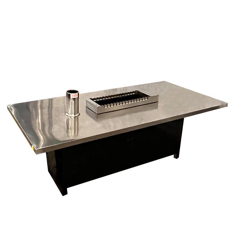 很久以前不锈钢无烟烤串桌子商用自动翻转一体碳烤下排烟烧烤店桌,淘宝优惠券,粉丝福利购,淘宝优惠卷