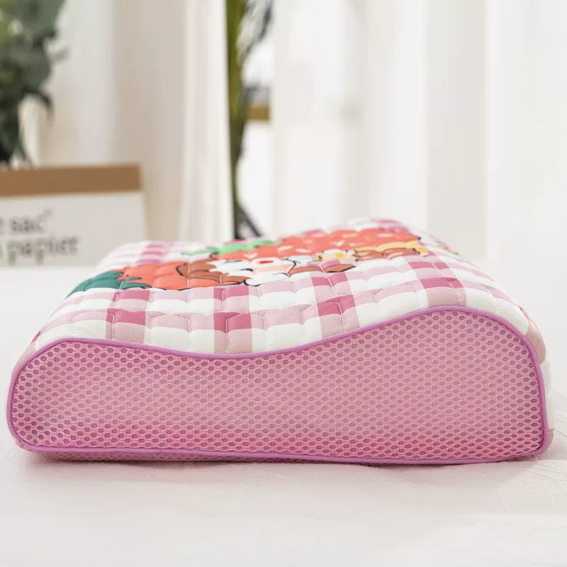 Лет pillowcase из шелка на подушке, карта для путешествий в виде мультфильма, дышащая подушка для детского сада во время сна