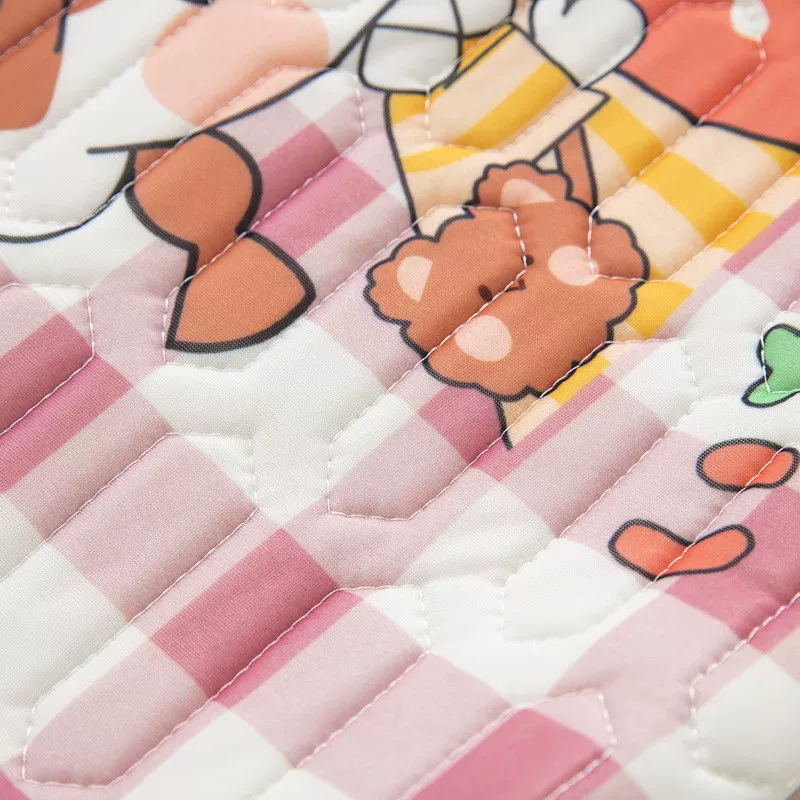 Лет pillowcase из шелка на подушке, карта для путешествий в виде мультфильма, дышащая подушка для детского сада во время сна