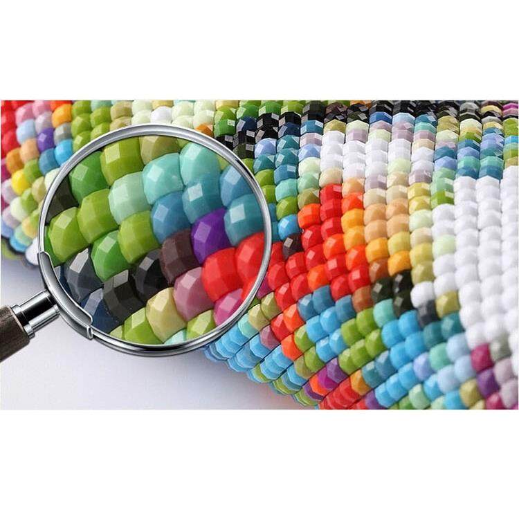 新款玄关DIY方钻满钻钻石画钻石绣粉色铃兰花手工贴钻印花十字绣,淘宝优惠券,粉丝福利购,淘宝优惠卷