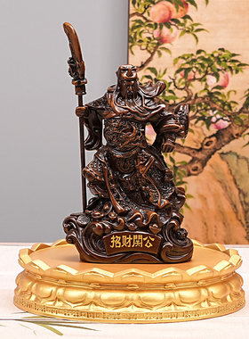 整木雕刻圆形佛像观音莲花底座
