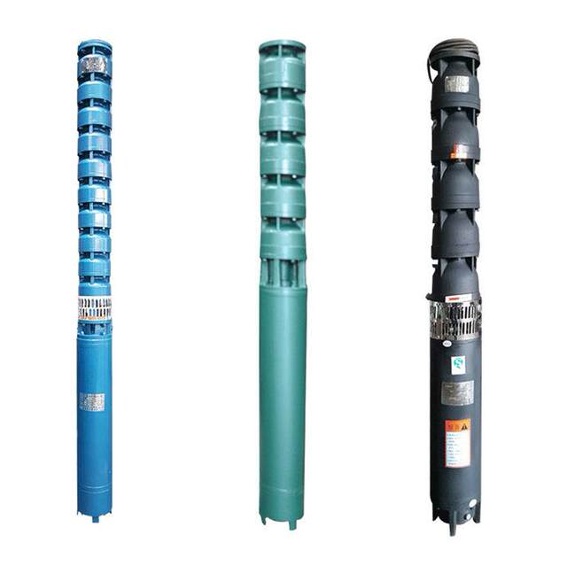 Large flow cast iron deep well pump high-head multi-stage submersible pump voltage irrigation centrifugal pump agricultural irrigation pump