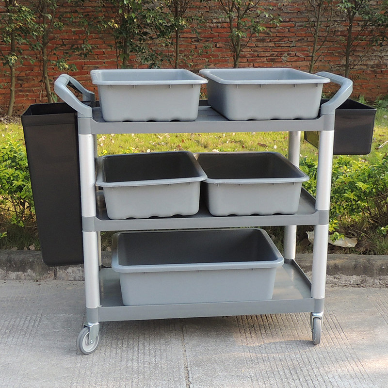 三层加厚收餐车收碗车餐厅小推车移动饭店商用手推送餐边酒店撤台,淘宝优惠券,粉丝福利购,淘宝优惠卷