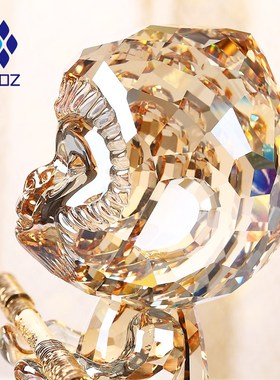 仿水晶悟空摆件卡通装饰品斗战胜佛齐天大圣工艺品装饰品摆件礼品