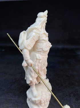 关公关二爷菩提果客厅车摆件手工雕刻家居书桌墙柜装饰开业送礼