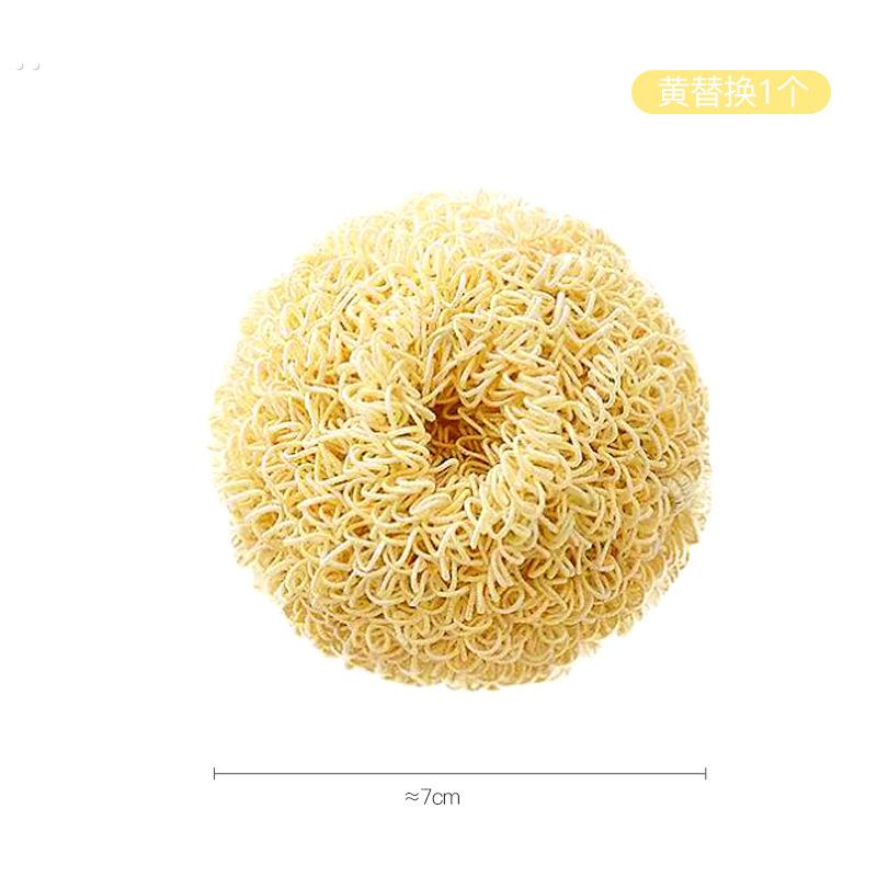 吐司洗碗海绵擦耐用加厚木浆棉洗碗擦加大加厚厨房专用可爱奶油风 - 图0