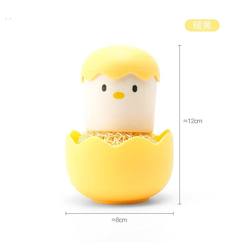 吐司洗碗海绵擦耐用加厚木浆棉洗碗擦加大加厚厨房专用可爱奶油风 - 图2