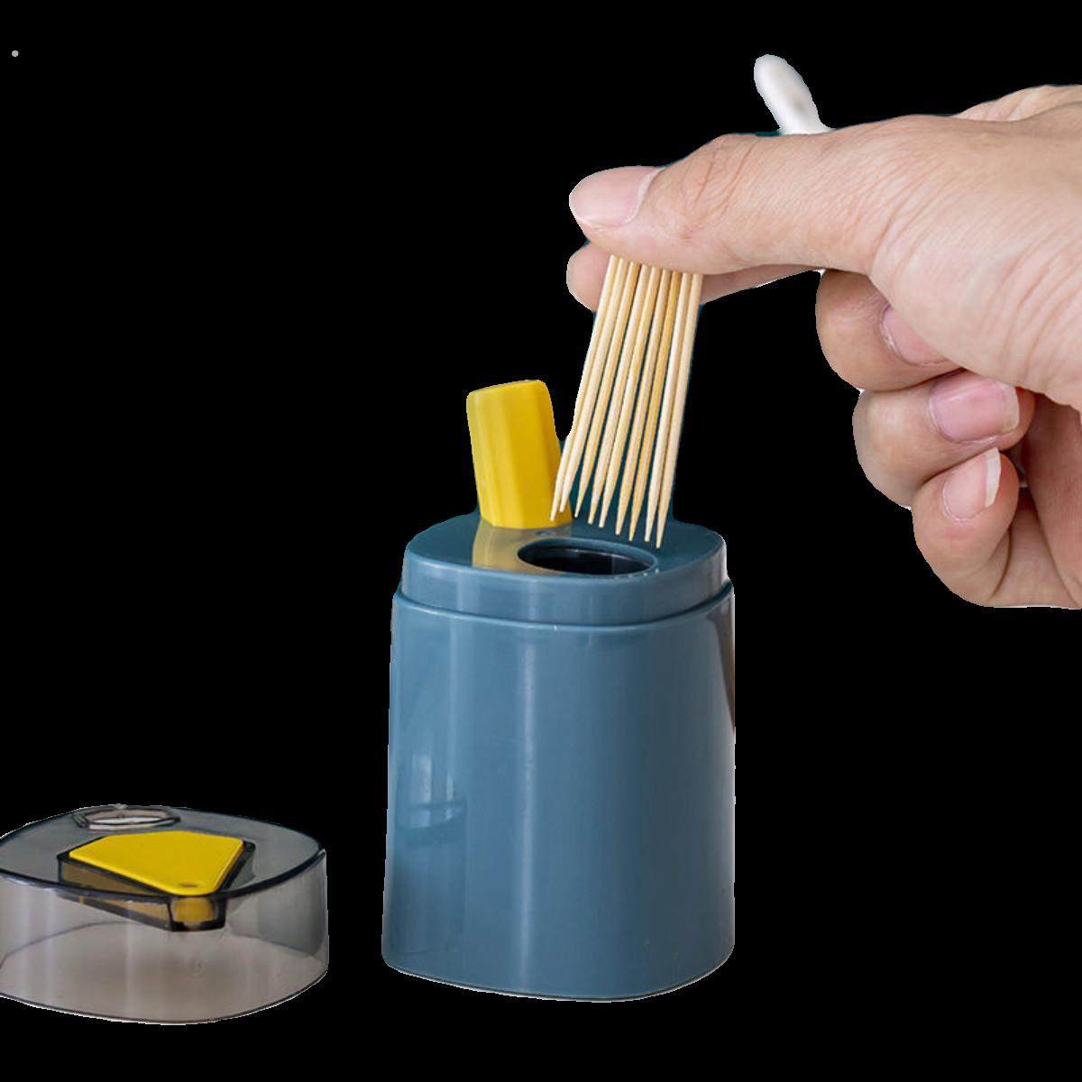 智能牙签盒家用新款全自动弹出高档餐厅客厅按压式牙签筒收纳盒,淘宝优惠券,粉丝福利购,淘宝优惠卷