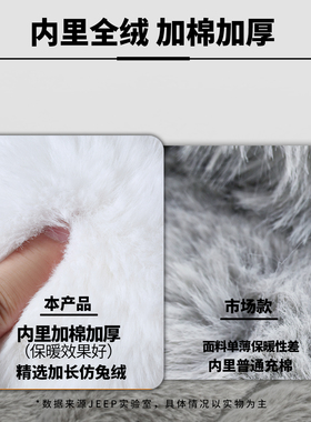 Jeep冬季加厚护耳毛绒雷锋帽
