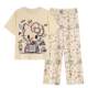 Class A antibacterial 95% cotton cool cotton with chest pad pajamas for women summer pure cotton short-sleeved cartoon large size home clothes for women