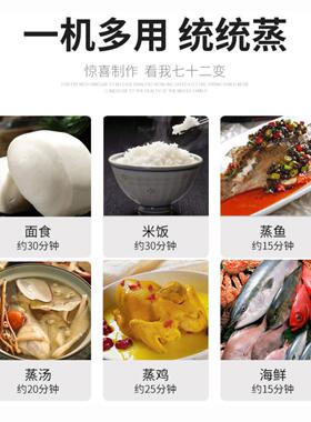 蒸饭柜商用食堂蒸米饭馒头蒸包炉蒸菜电蒸箱电热管燃气小型蒸饭车