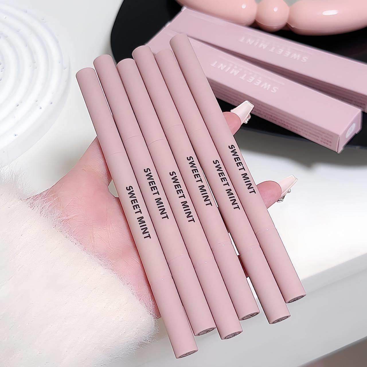 新款sweet砍刀弯月卧蚕笔双头妈生晕染提亮阴影笔精准勾勒二合一,淘宝优惠券,粉丝福利购,淘宝优惠卷