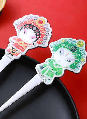 京剧脸谱餐具中国风特色礼物送老外国人北京文创纪念品商务伴手礼