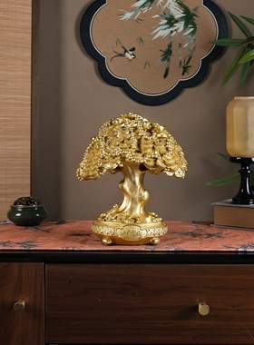 高端典雅,高端现代典雅电视柜,书房柜,桌面财富树展示