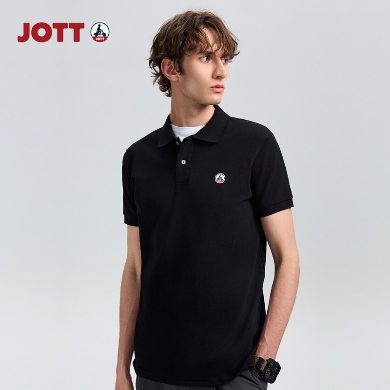 JOTT男士POLO衫短袖T恤运动休闲百搭时尚简约舒适翻领潮流Polo衫,淘宝优惠券,粉丝福利购,淘宝优惠卷