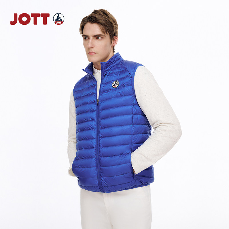 JOTT男士轻薄保暖羽绒马甲休闲百搭叠穿立领舒适马夹背心内胆外套,淘宝优惠券,粉丝福利购,淘宝优惠卷