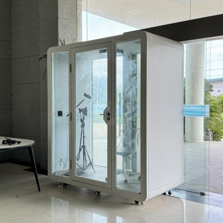 家用可移动钢琴室隔音舱办公室静音仓电话亭隔音房洽谈室 - 图1