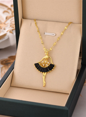 【钛钢】高级感钛钢项链女时尚轻奢小众设计不掉色锁骨链饰品